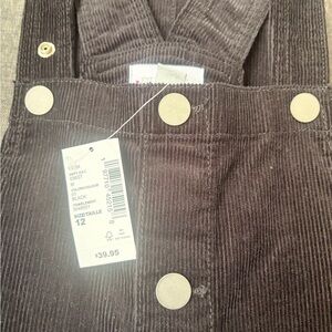 The Children's Place Black Corduroy Kids One Piece